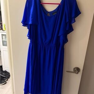 Torrid Royal Blue Midi Dress